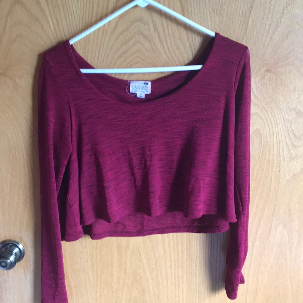 Long Sleeve Crop Top